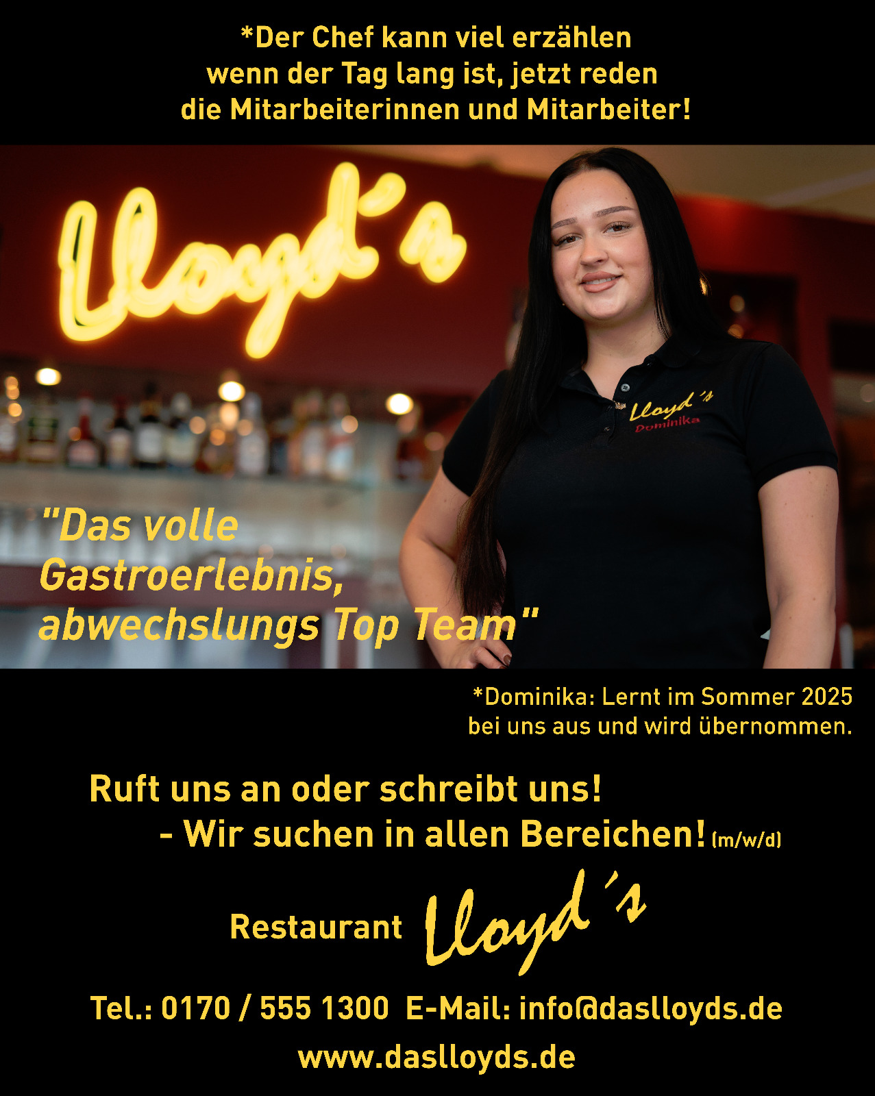 Dominika - Servicemitarbeiterin